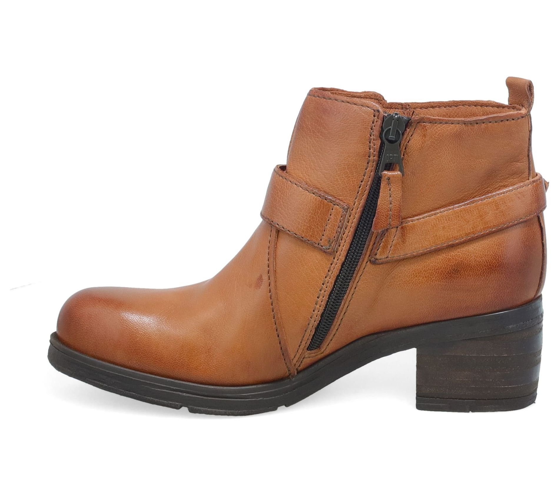 ミンハイ様 Miz Mooz Leather Buckled Ankle Boots - Sydni - QVC.com