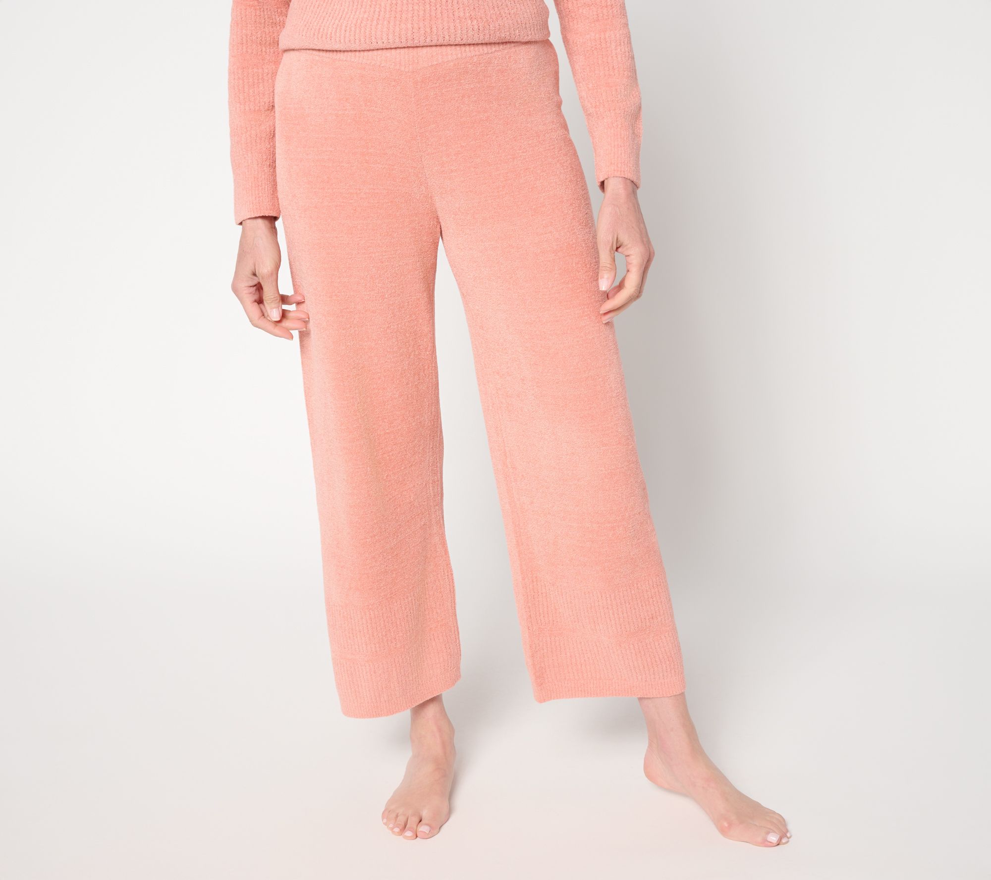 Barefoot Dreams Petite CozyChic Ultra Lite Stripe Cuff Crop Pant