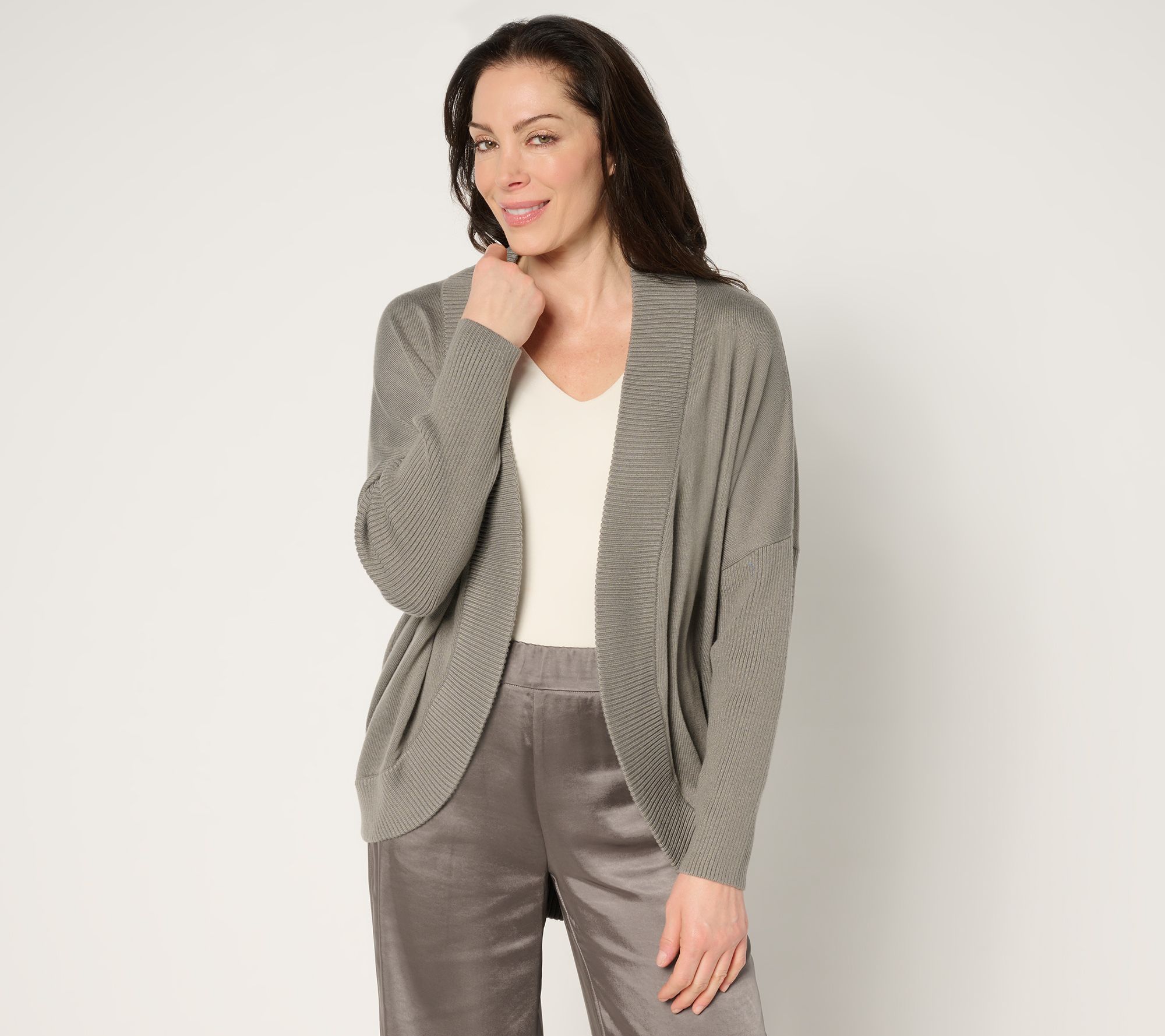 by Stacy London Draped Cocoon Cardigan