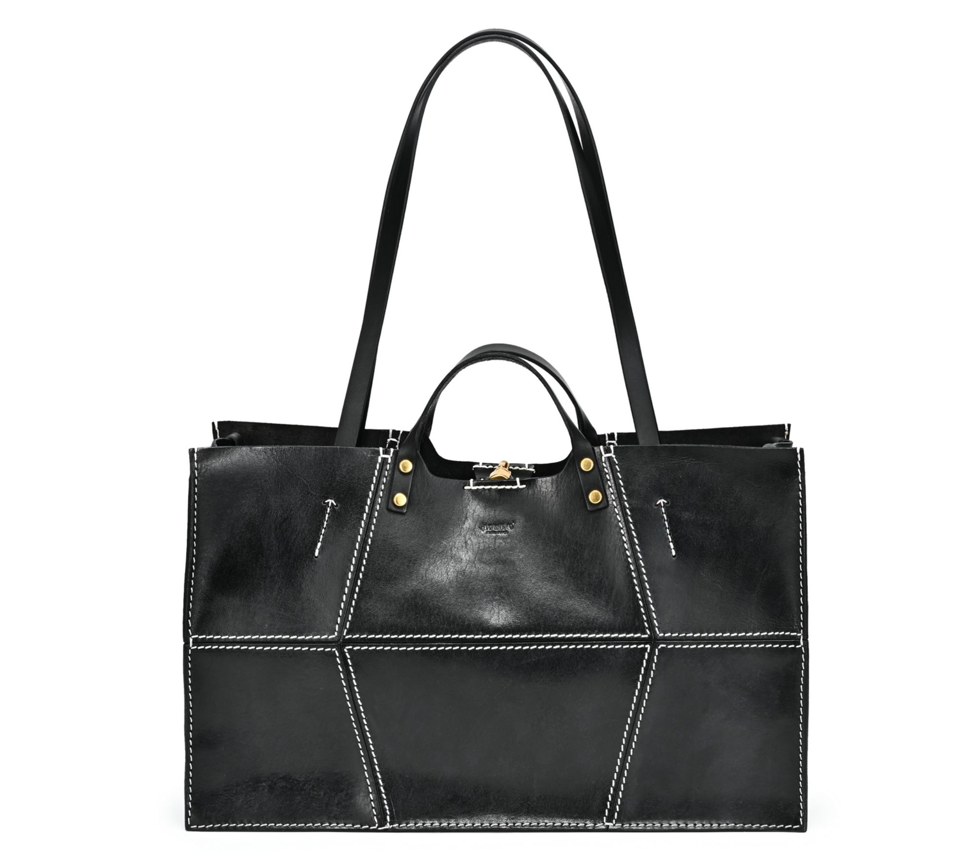 Old Trend Rosa Carryall Double Handle Leather Tote