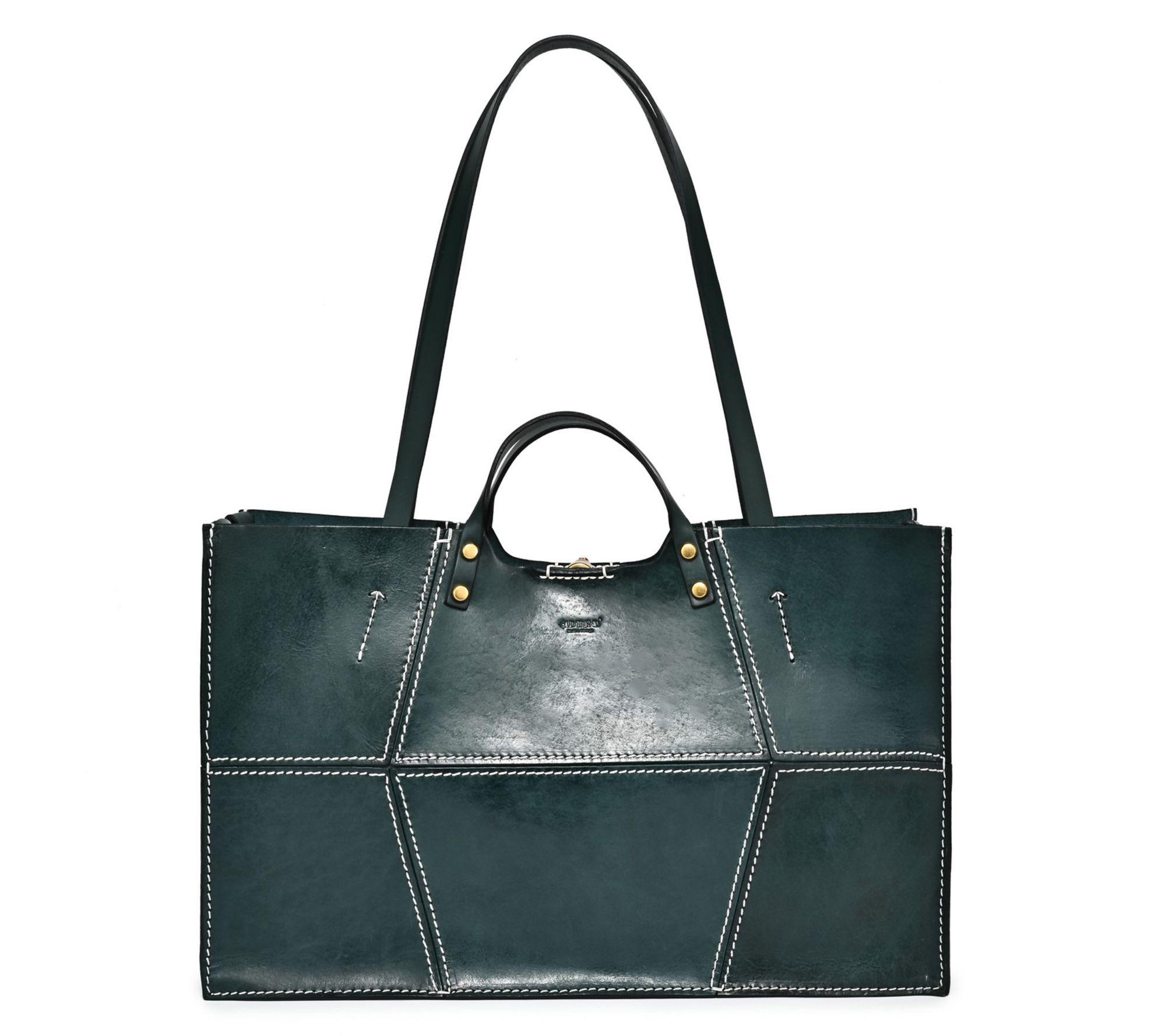 Old Trend Rosa Carryall Double Handle Leather Tote