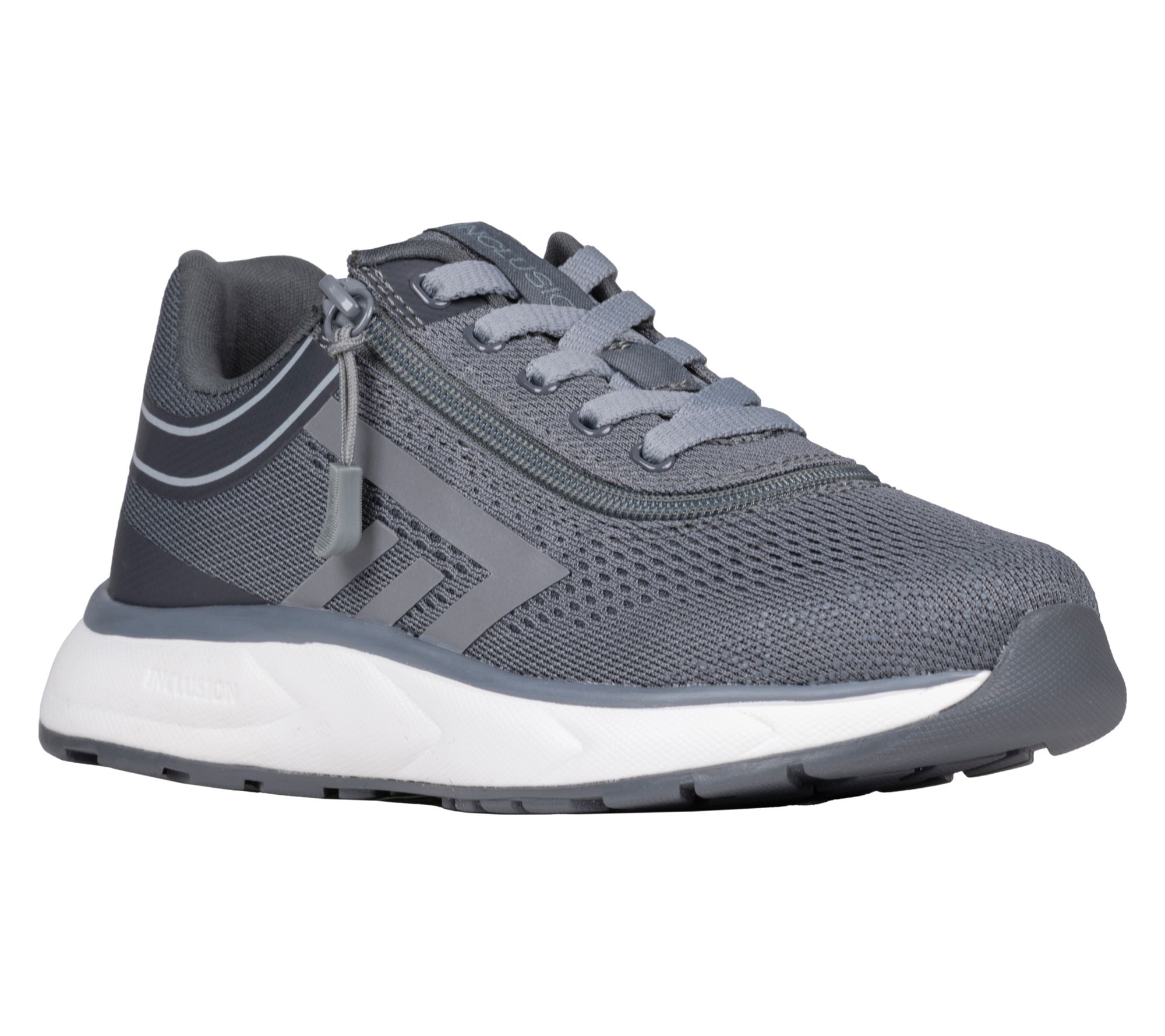 BILLY Footwear zip-on Kid's Charcoal Sport Inclusion