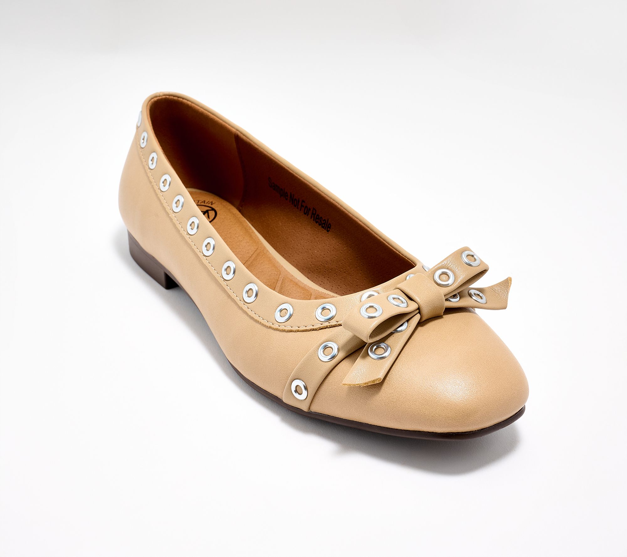 White Mountain Ballet Flats with Bow - Bodhi