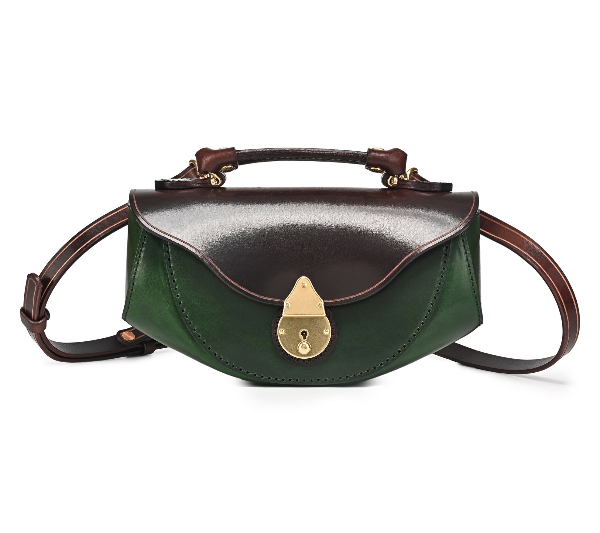 Old Trend Azalea Vintage Leather Top Handle Crossbody