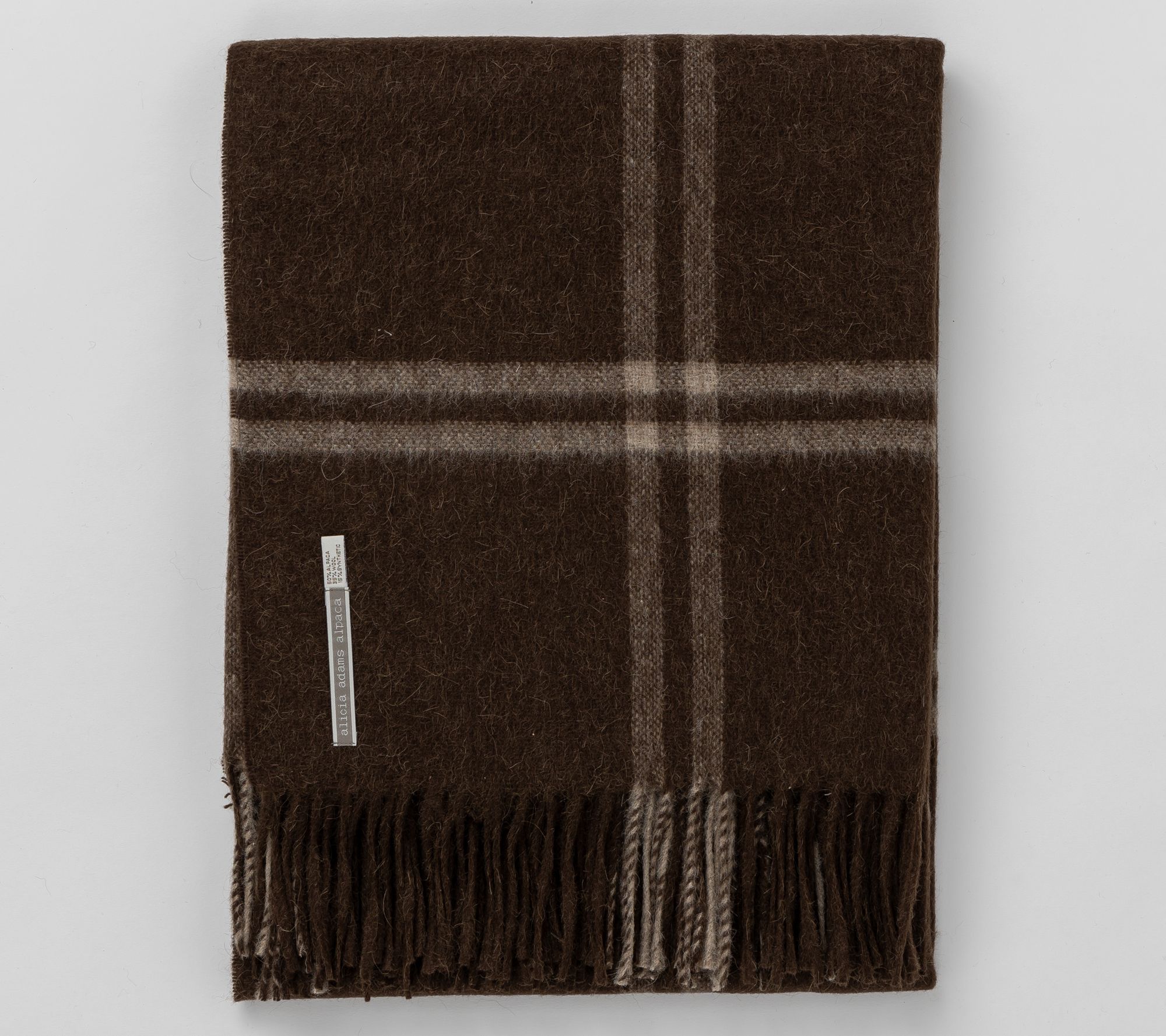 alicia adams alpaca Alpaca & Wool Blend Geneva Wrap - QVC.com