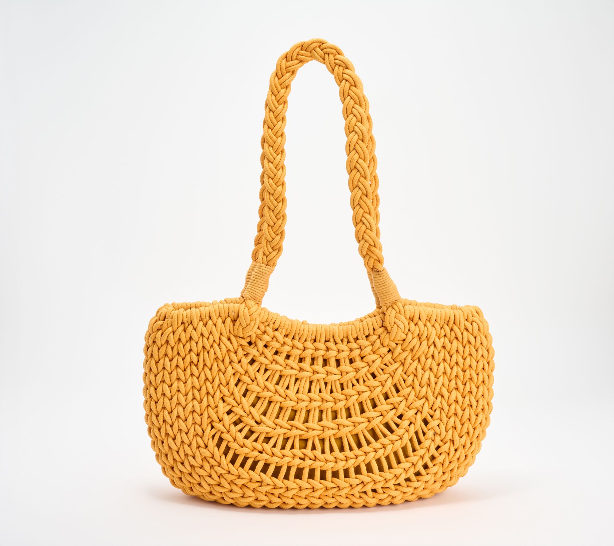 "As Is" Patricia Nash Giraldi Hand Woven Knot Shoulder Bag