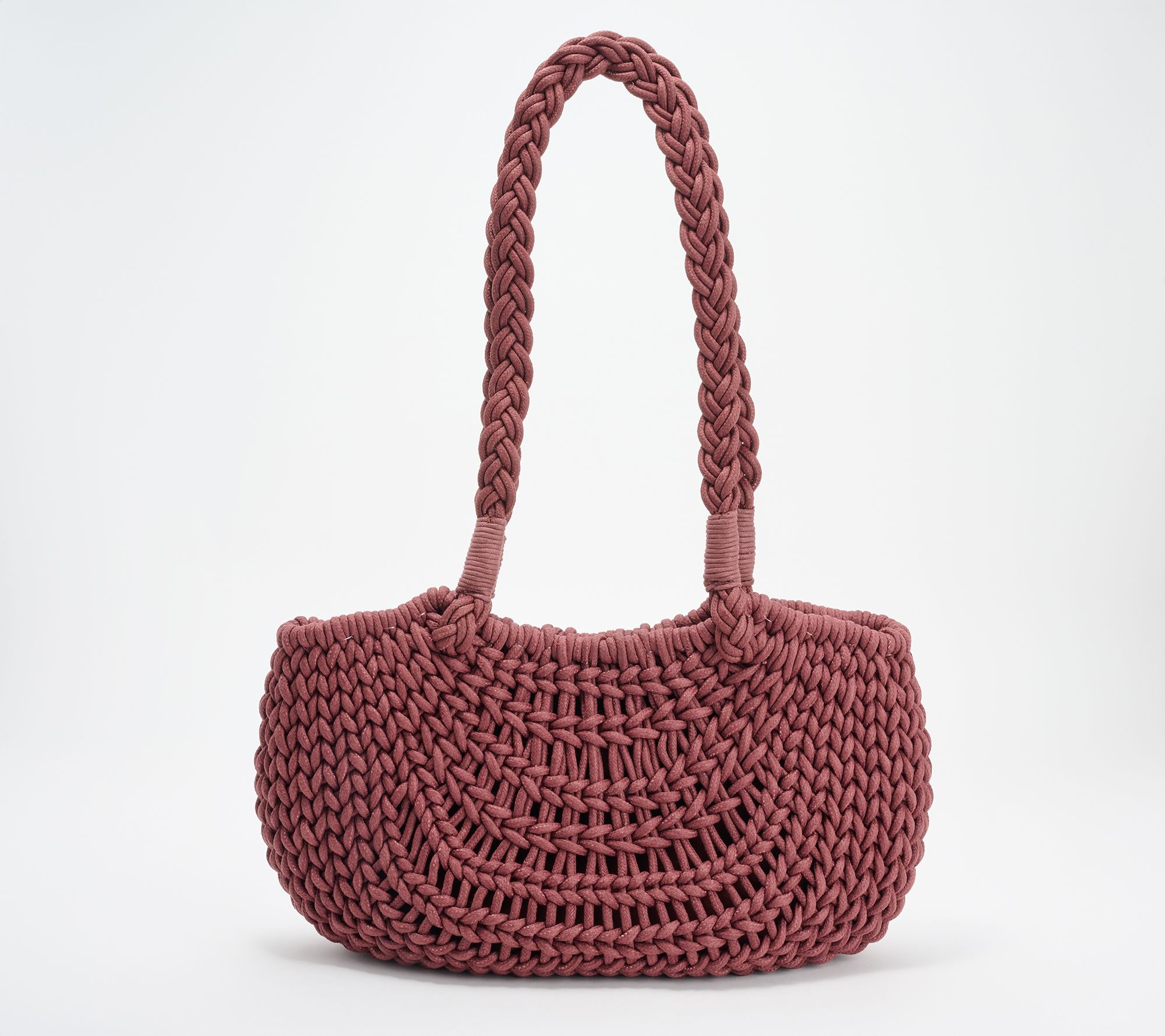 "As Is" Patricia Nash Giraldi Hand Woven Knot Shoulder Bag