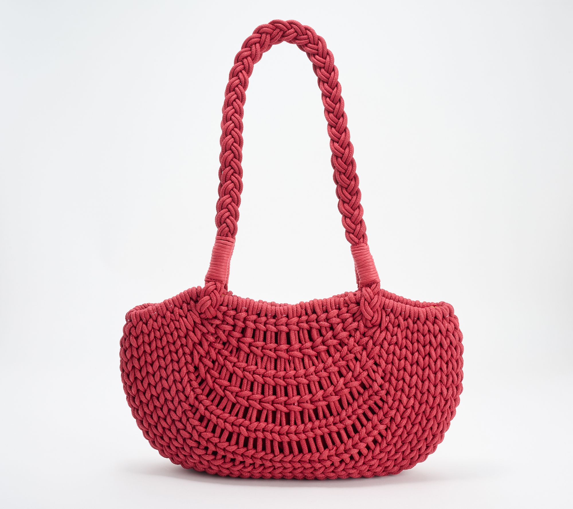 "As Is" Patricia Nash Giraldi Hand Woven Knot Shoulder Bag