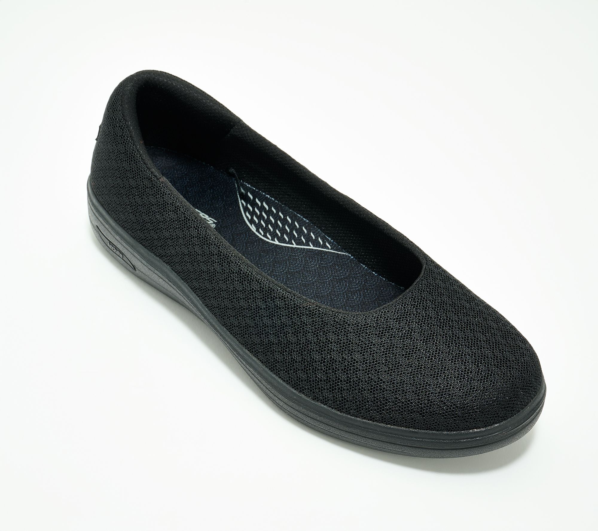 "As Is" Skechers Arch Fit Inspire Vegan Washable Mesh Flats-Aubr