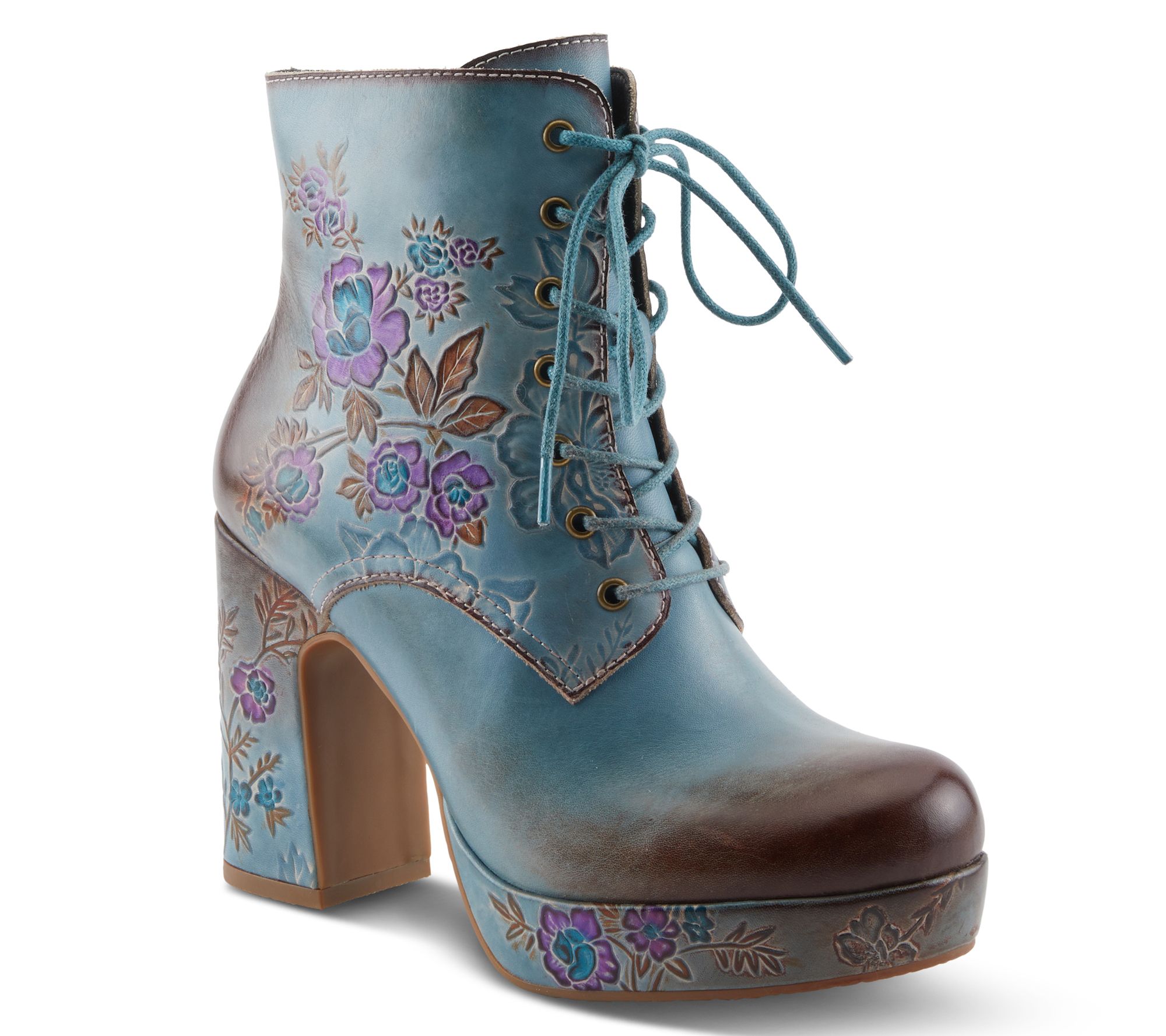 L'Artiste by Spring Step Leather Boots - Messapica