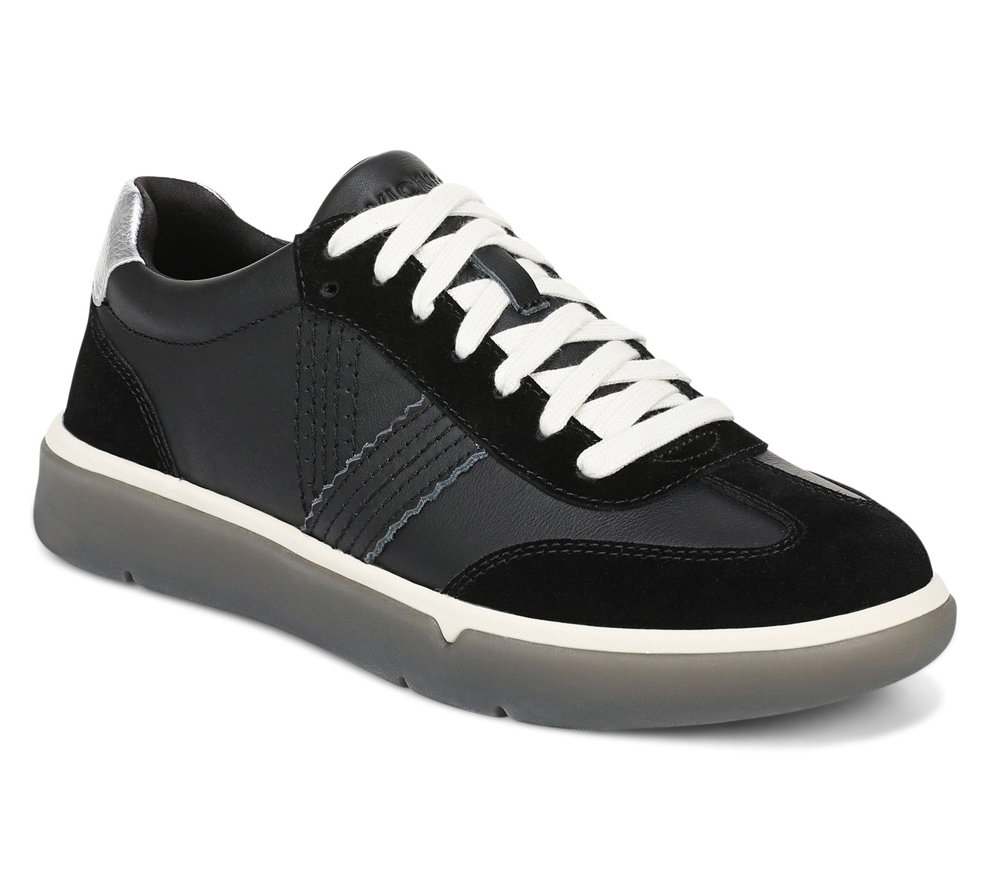 Vionic Suede/Leather Casual Lace Up Sneakers - City Walk