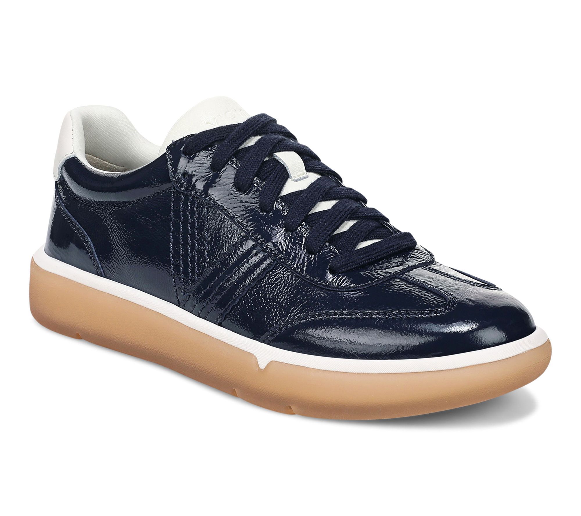 Vionic Suede/Leather Casual Lace Up Sneakers - City Walk