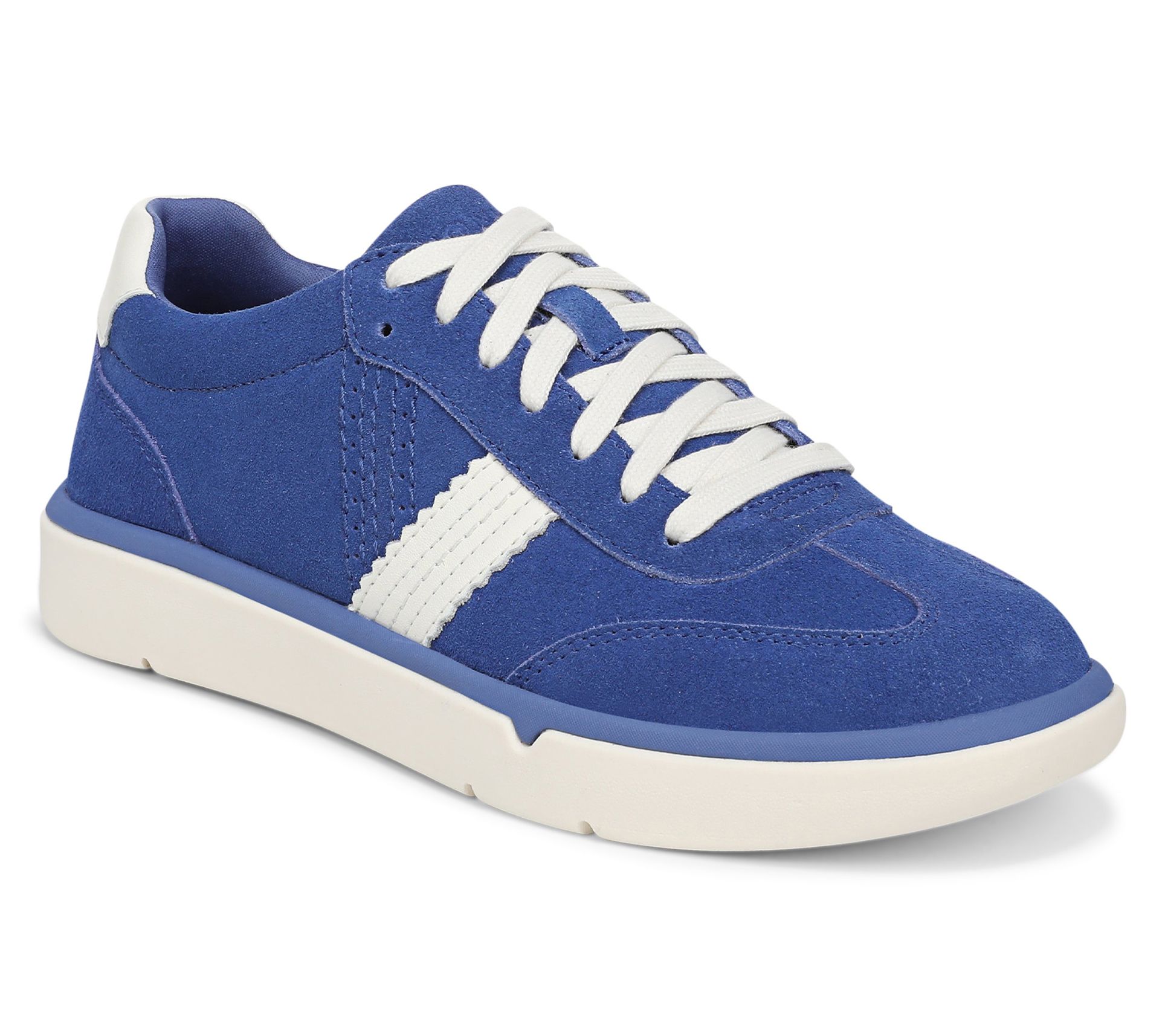 Vionic Suede/Leather Casual Lace Up Sneakers - City Walk