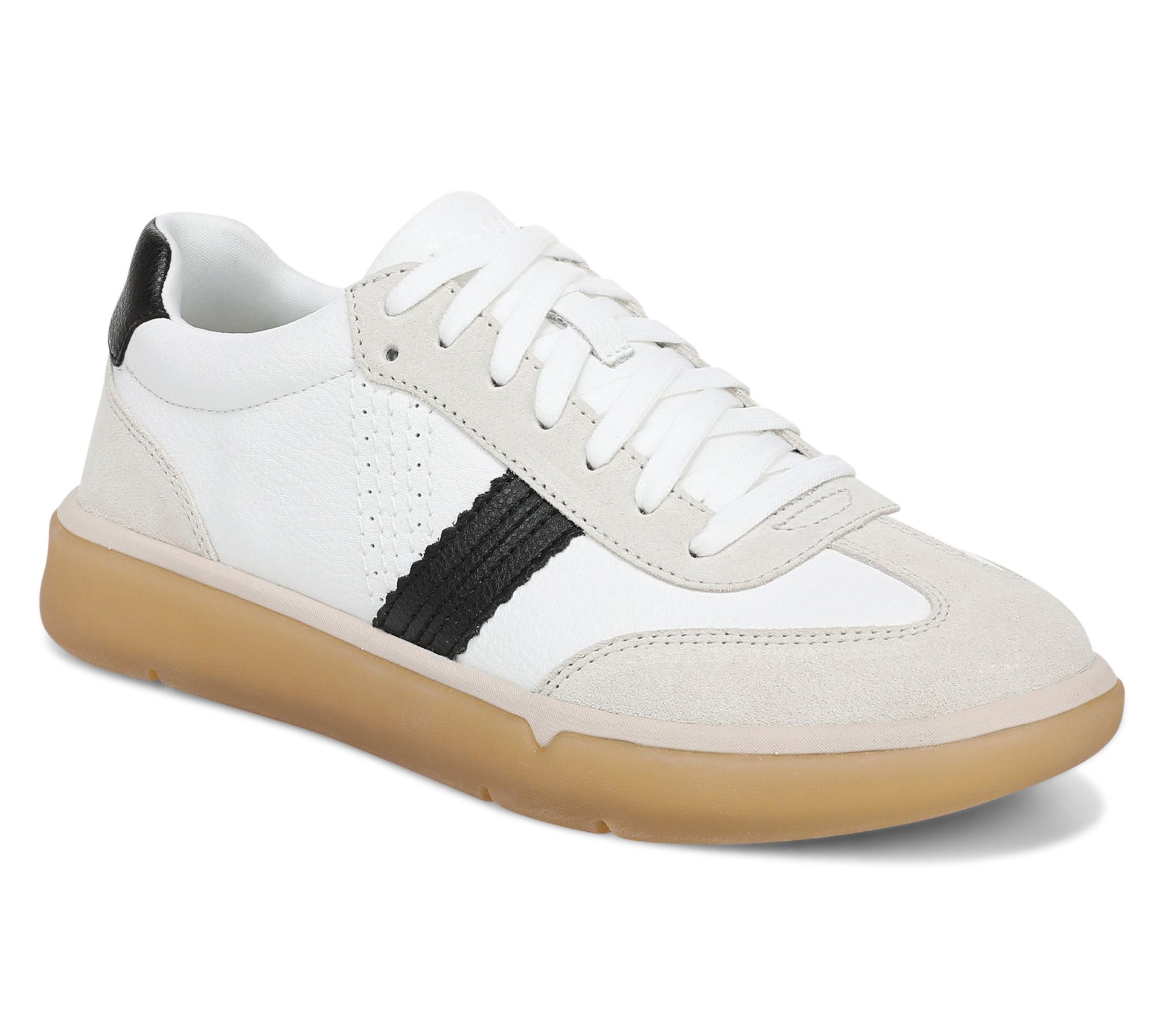 Vionic Suede/Leather Casual Lace Up Sneakers - City Walk
