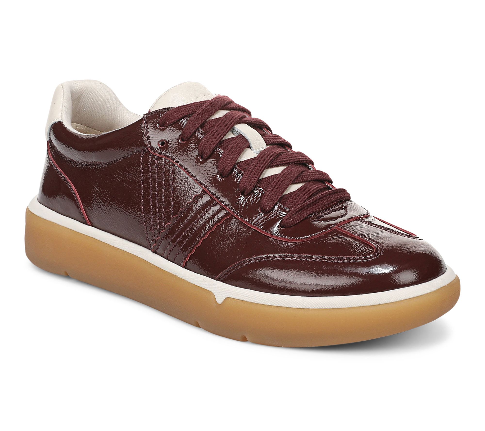 Vionic Suede/Leather Casual Lace Up Sneakers - City Walk