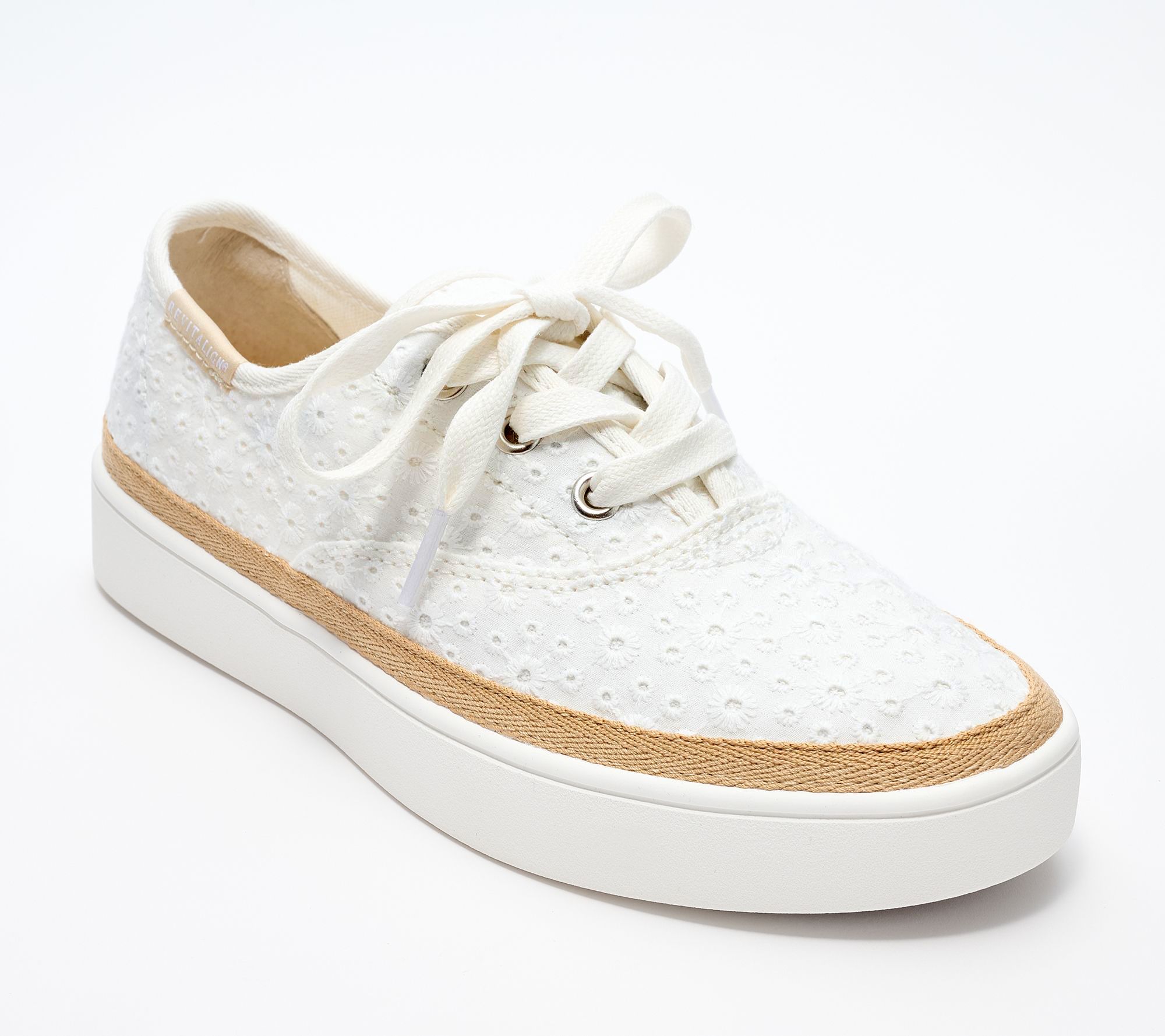 Revitalign Orthotic Washable Canvas Or Eyelet Sneakers- Aster