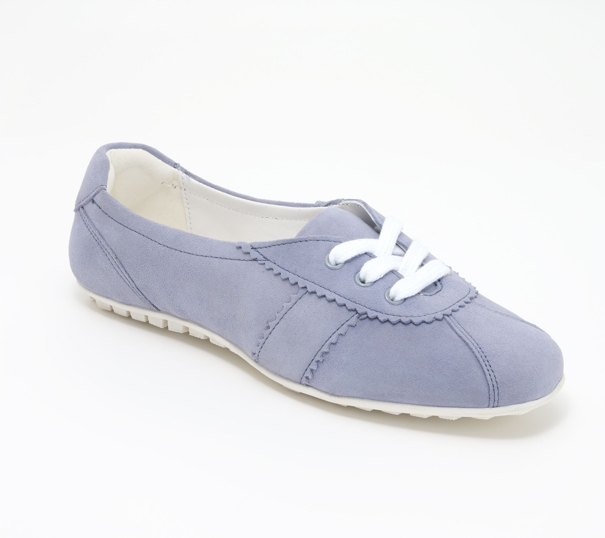 Diba True Suede Lace-Up Ballet Sneakers -Right Thyme