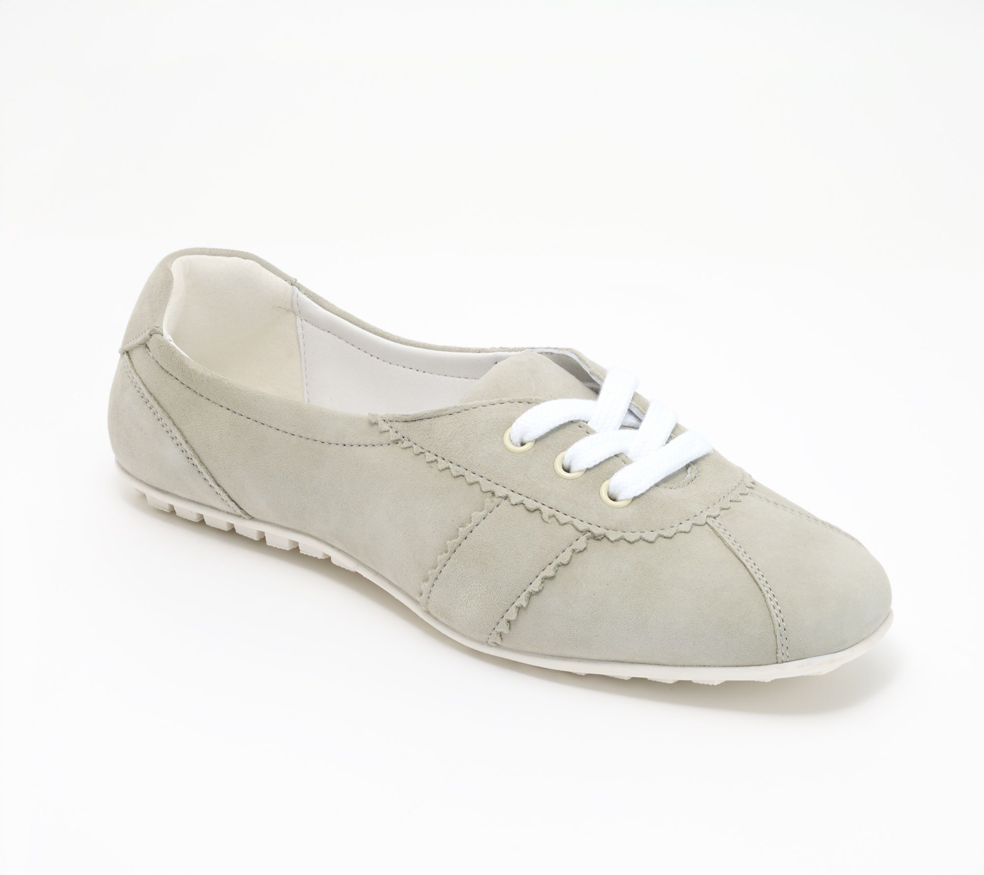 Diba True Suede Lace-Up Ballet Sneakers -Right Thyme