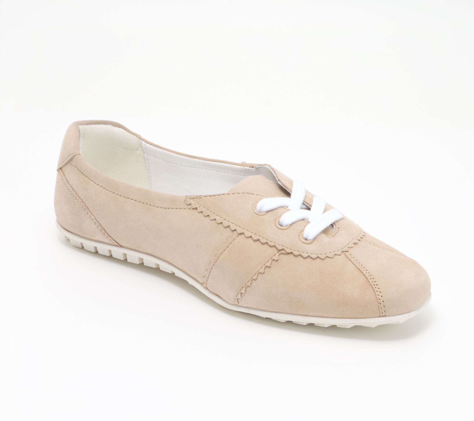 Diba True Suede Lace-Up Ballet Sneakers -Right Thyme