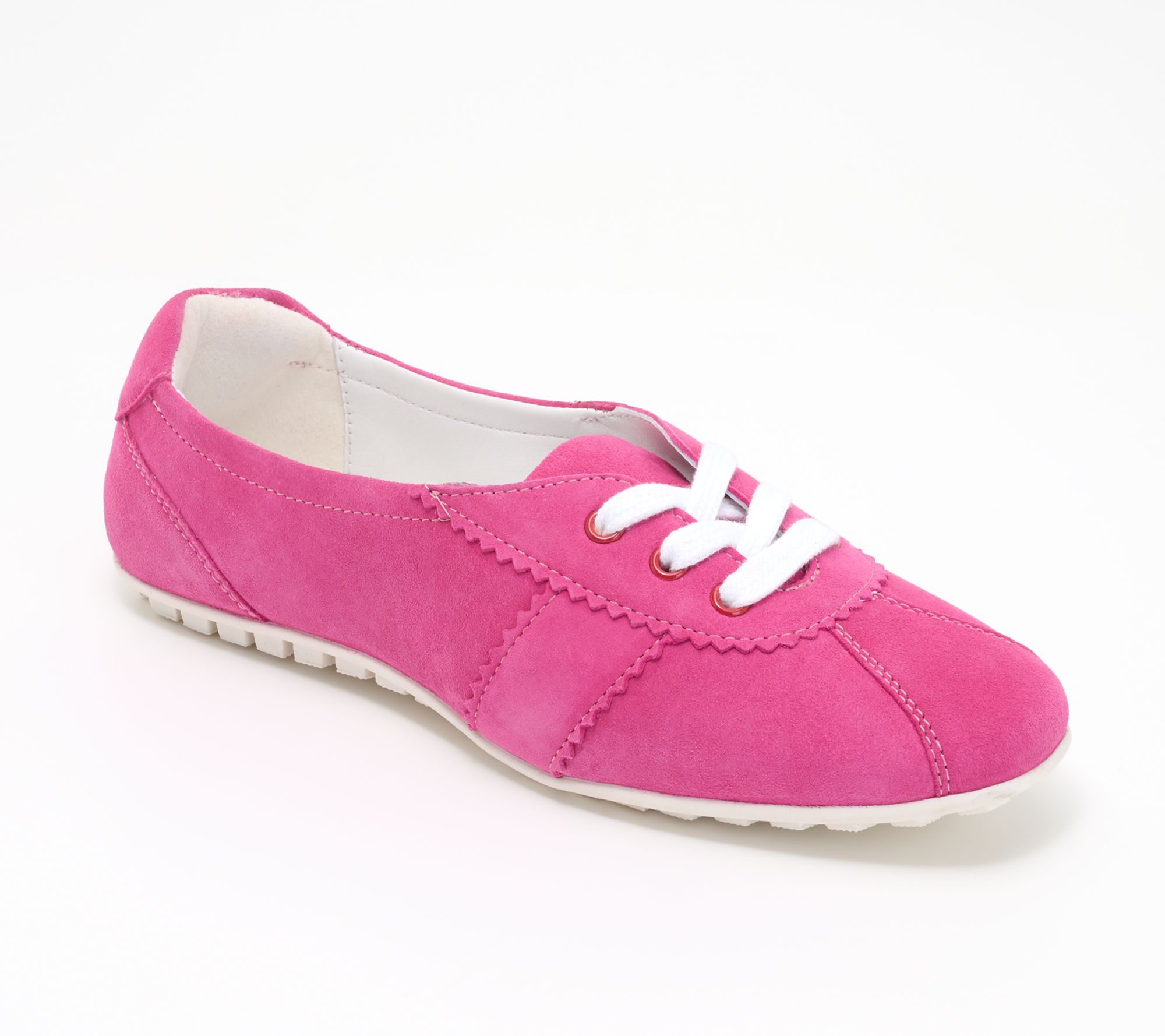 Diba True Suede Lace-Up Ballet Sneakers -Right Thyme