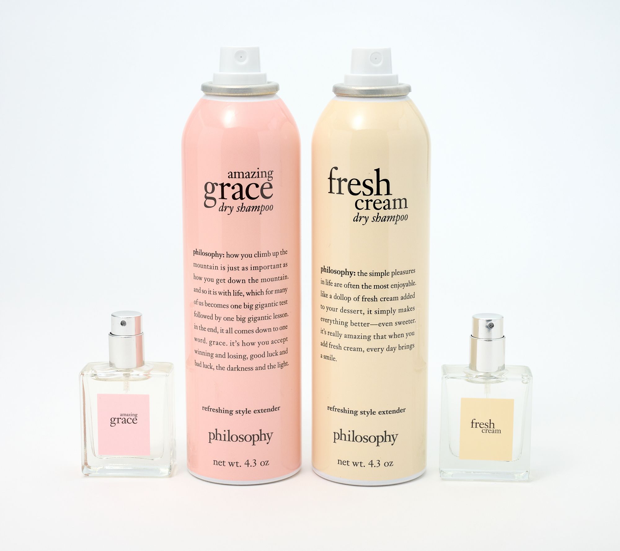 philosophy dry shampoo & EDT 4-pc refresh your style kit