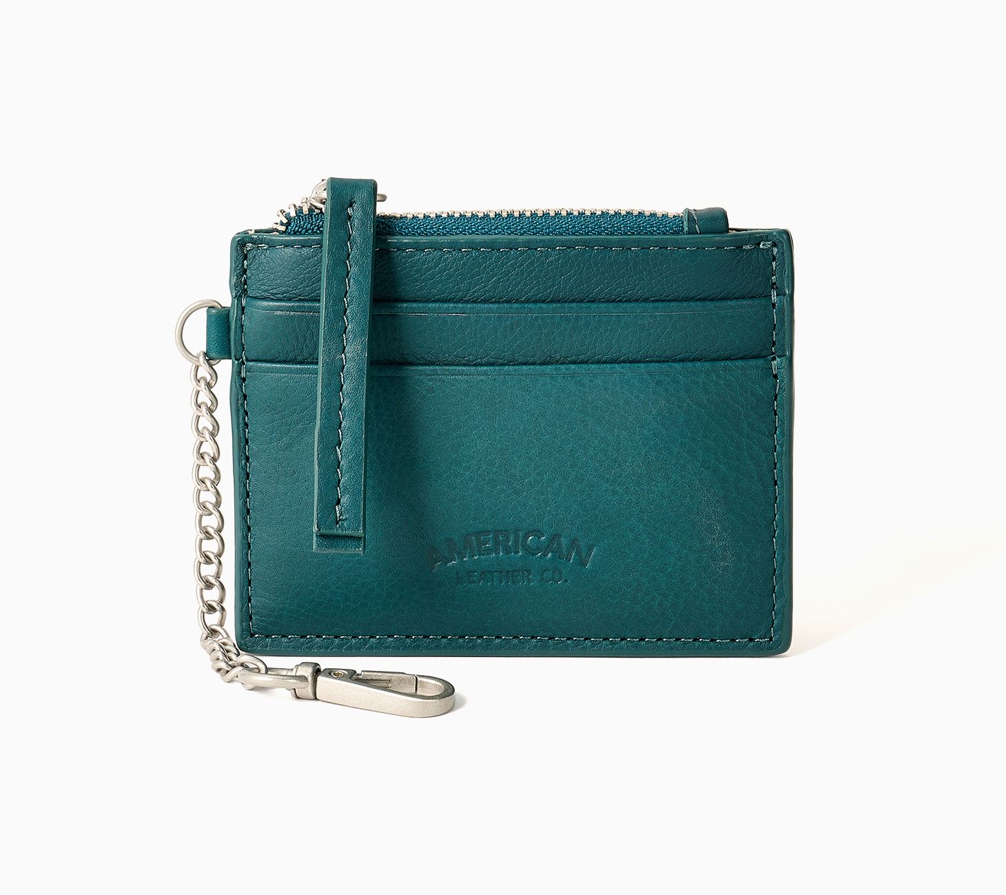 American Leather Co. RFID  Card Case with Key Chain