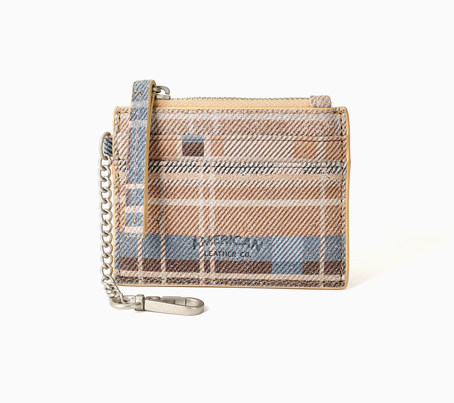 American Leather Co. RFID  Card Case with Key Chain