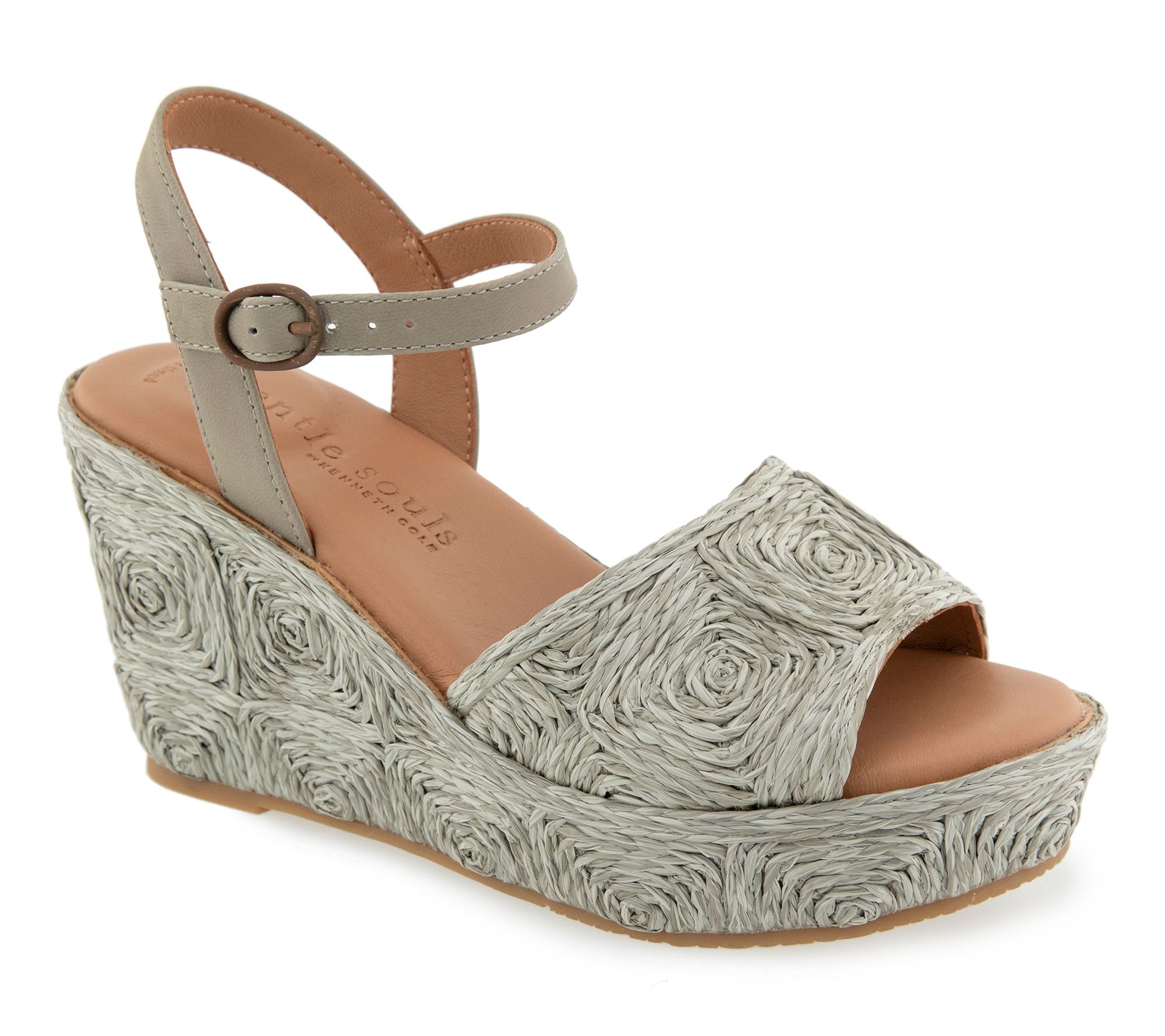 Gentle Souls by Kenneth Cole Raffia Wedges -Nevio