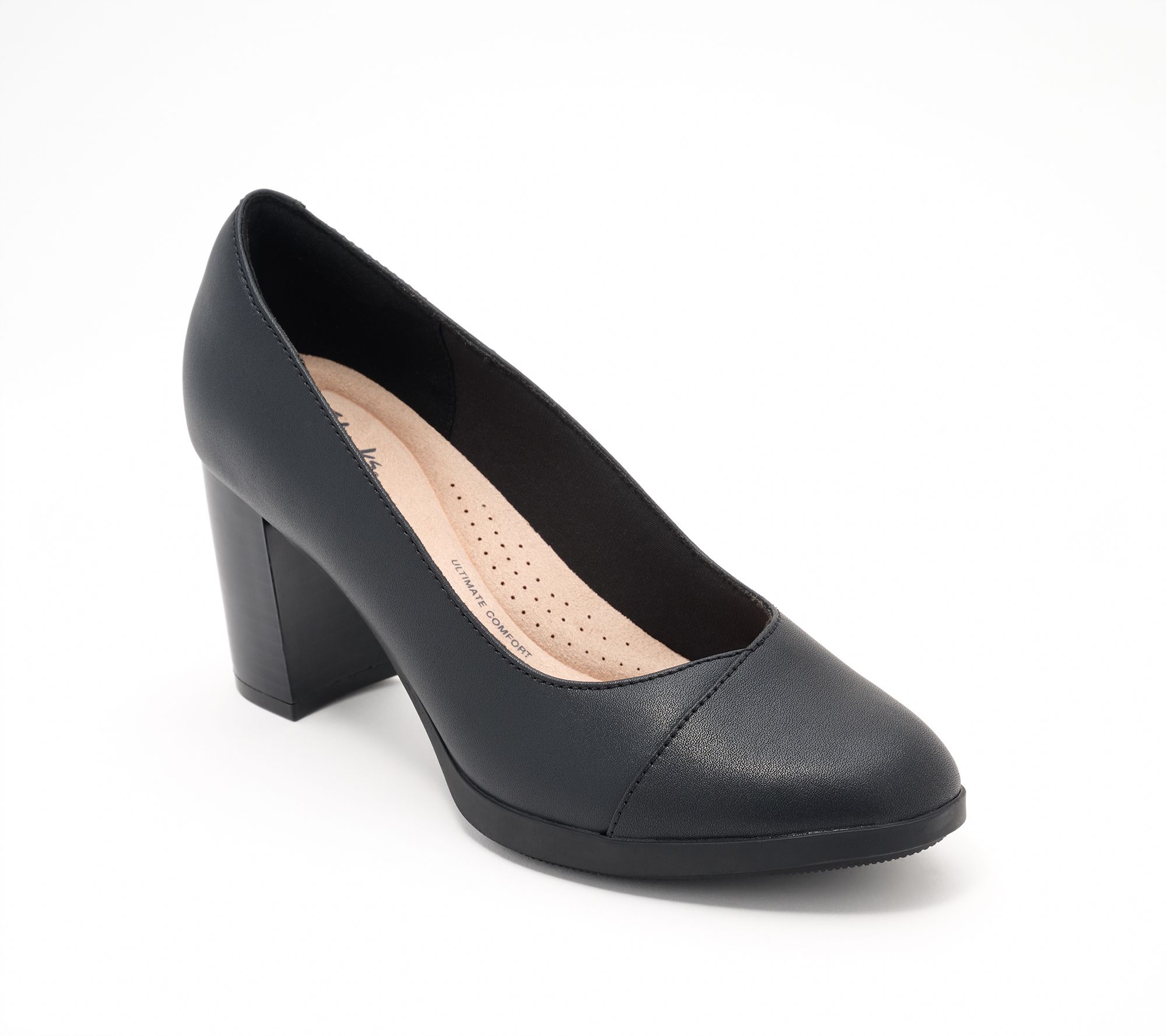 Clarks Collection Leather or Patent Pumps -Bayla Rae