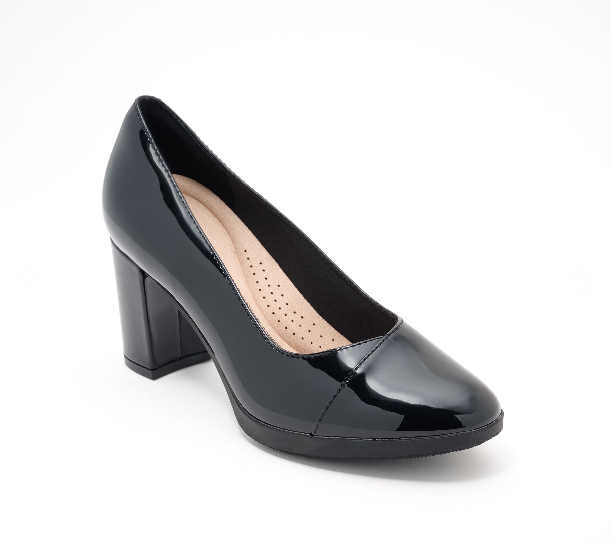 Clarks Collection Leather or Patent Pumps -Bayla Rae