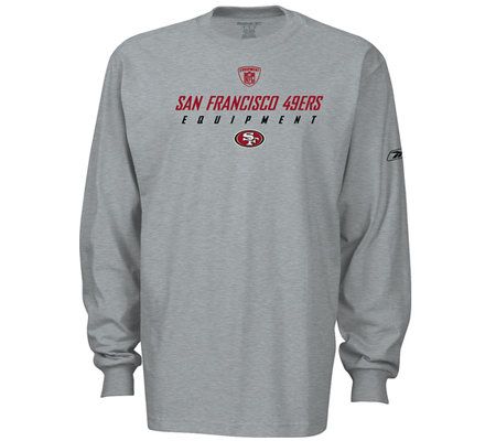 NFL San Francisco 49ers Gray Long Sleeve Equipment T-Shirt 