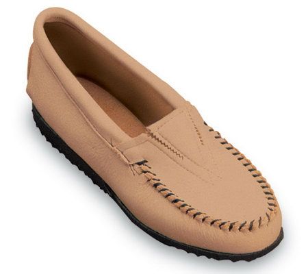 Minnetonka Deerskin Moccasins - Gore Front