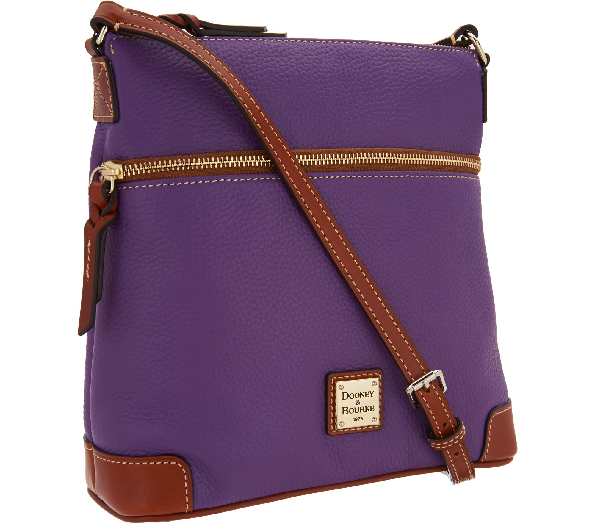 Dooney &Bourke Pebble purple crossbody shops bag