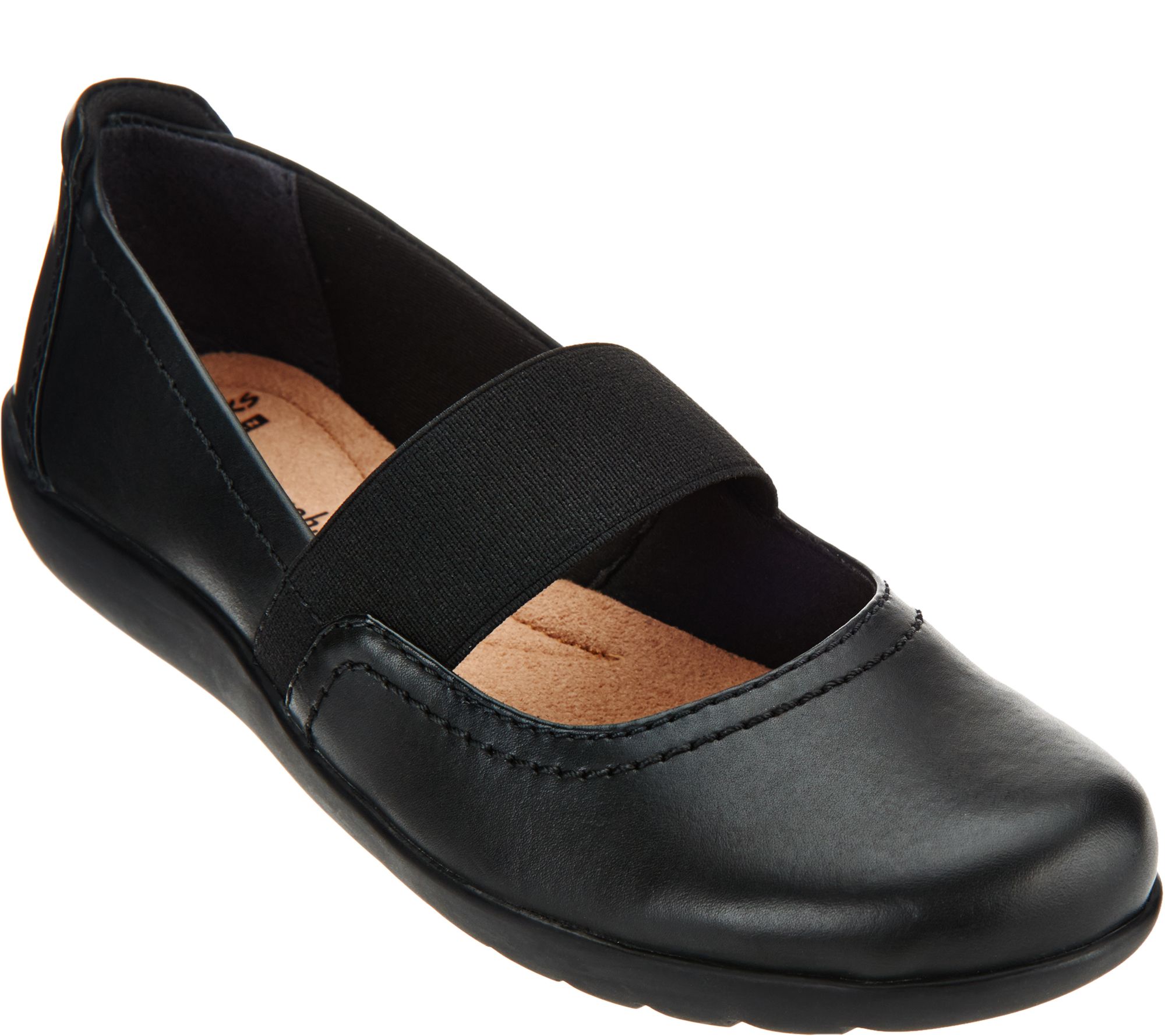 Clarks Nubuck Leather Mary Janes - Medora Ally - Page 1 — QVC.com