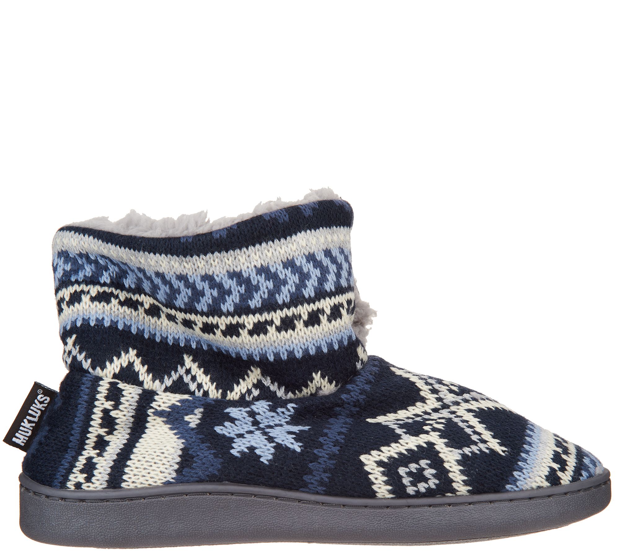 MUK LUKS Surplice Slipper Booties - QVC.com