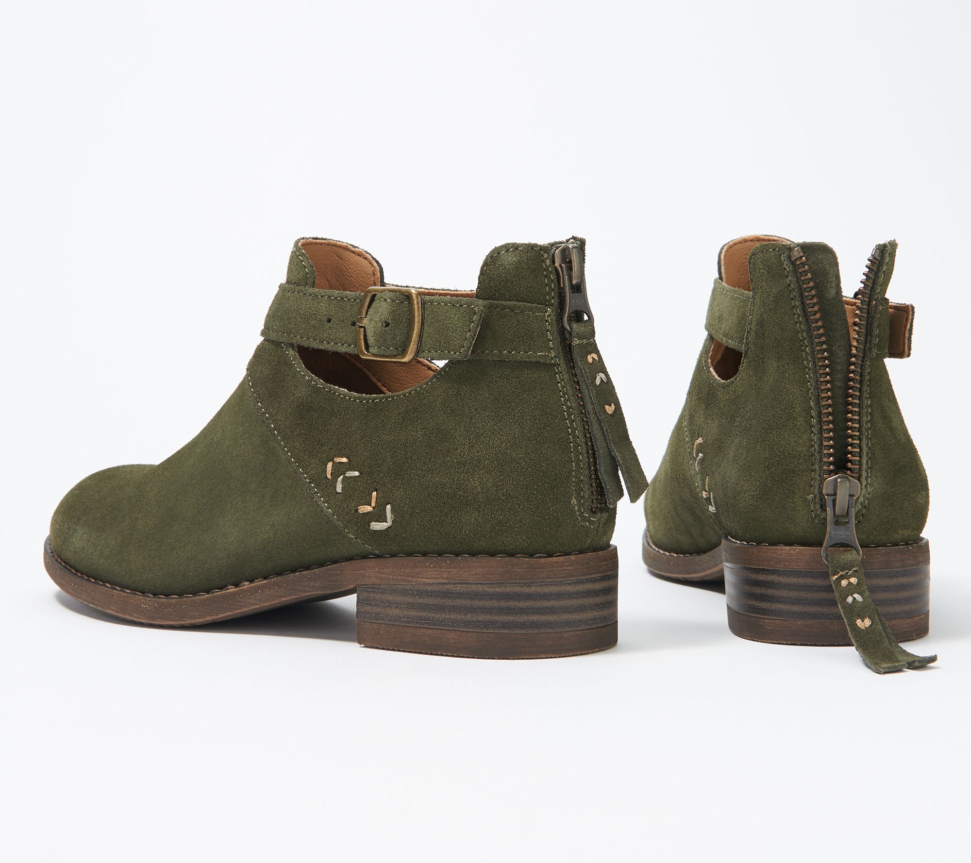 skechers womens sepia flat heel booties
