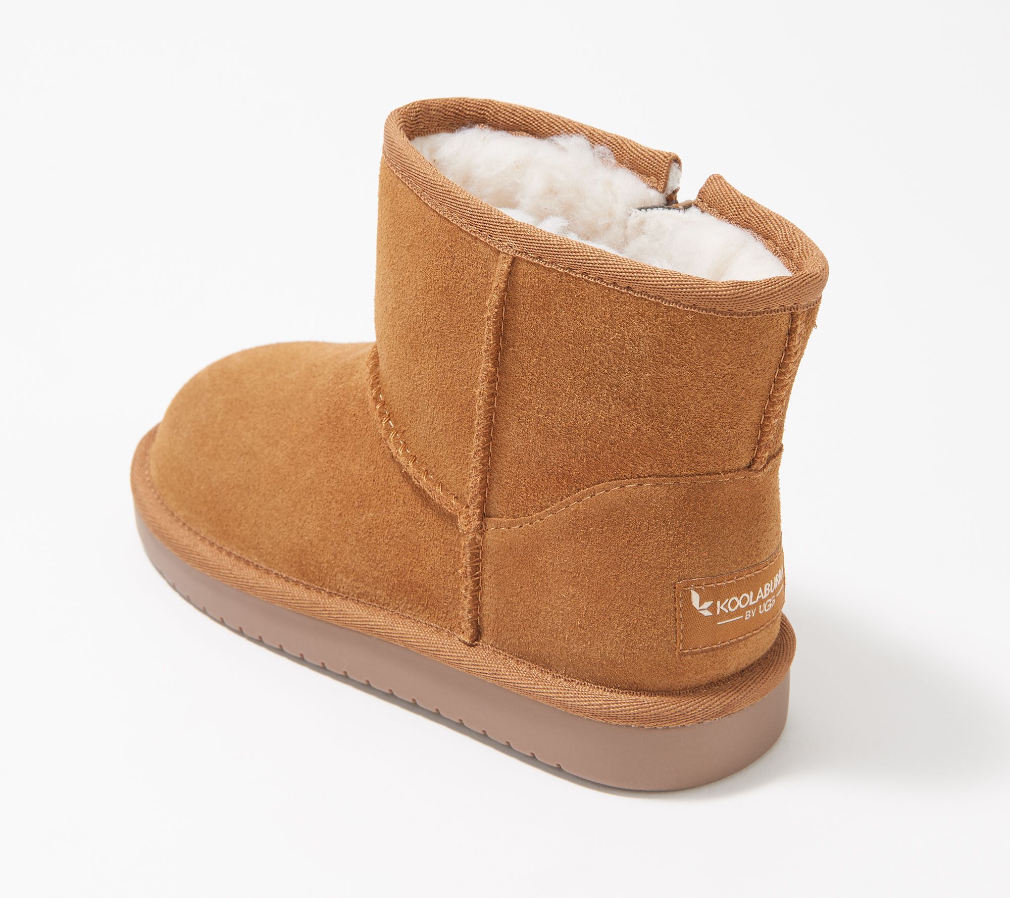 Koolaburra By UGG Kids Suede Mini Boots Koola QVC Com   A382501.002