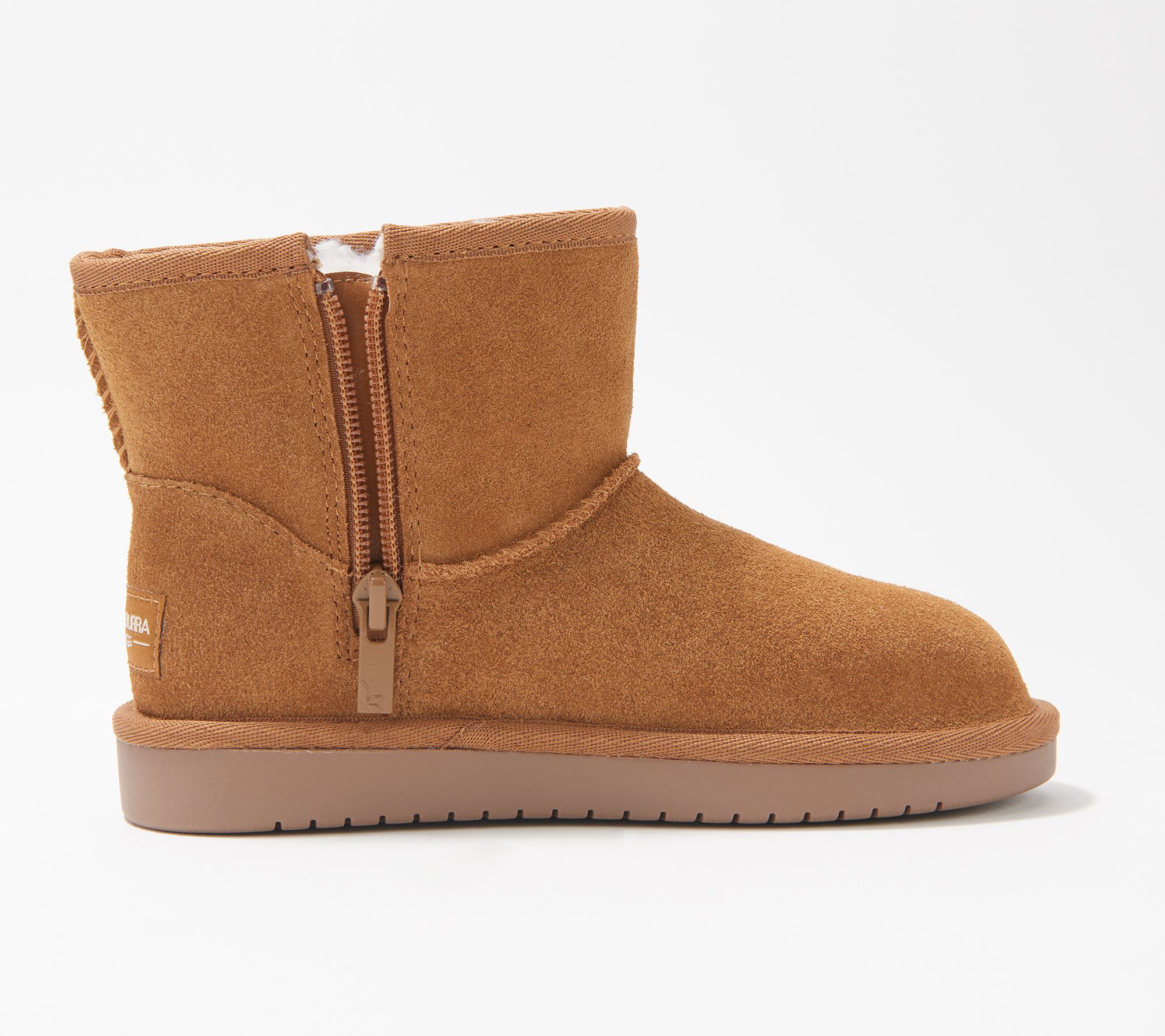 Koolaburra By UGG Kids Suede Mini Boots - Koola - QVC.com