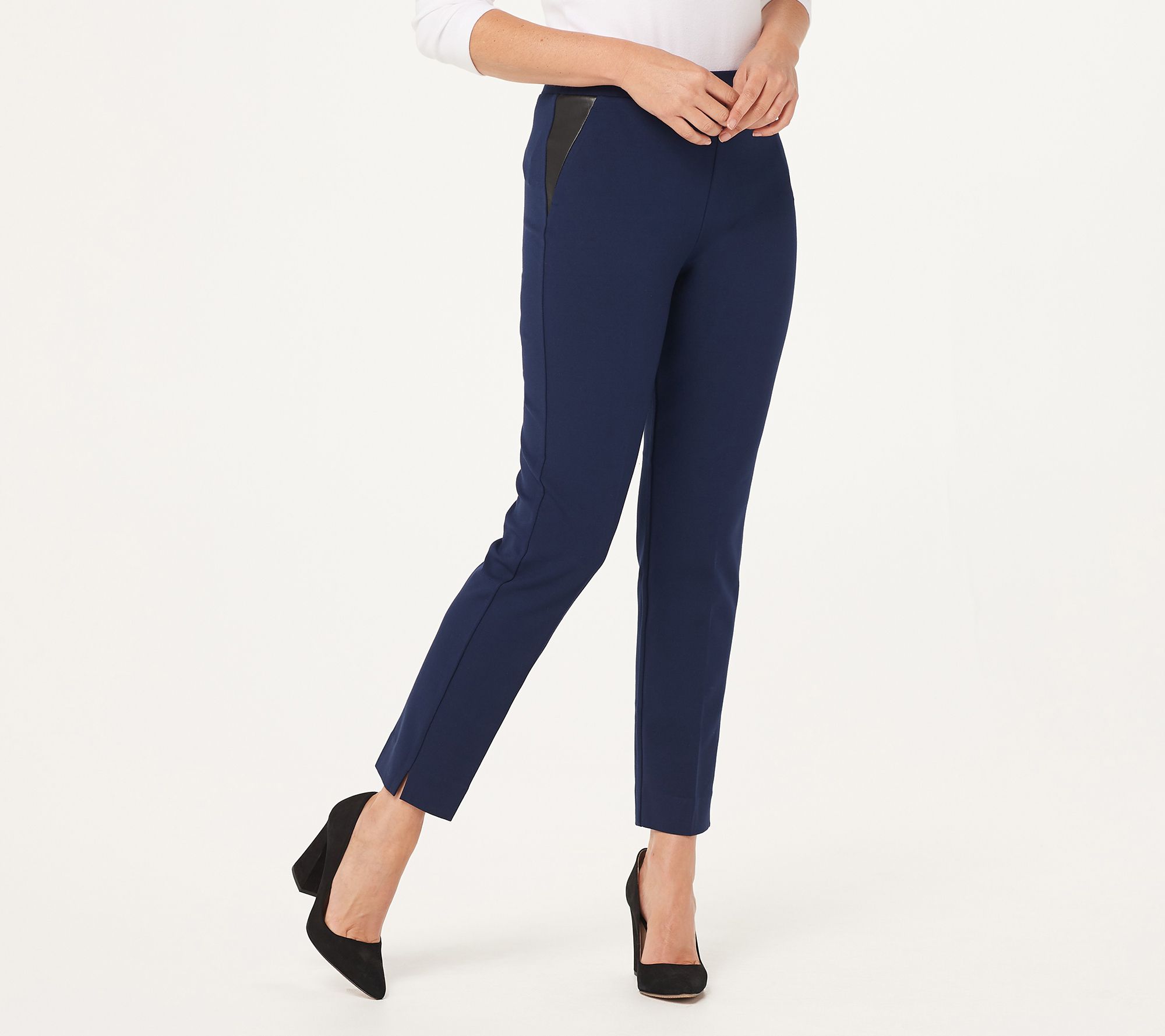 qvc susan graver ponte knit pants