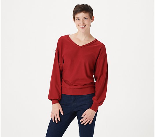 NYDJ V-Neck Dolman Sleeve Sweater