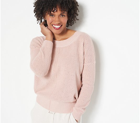 Barefoot Dreams CozyChic Ultra Lite Pointelle Pullover
