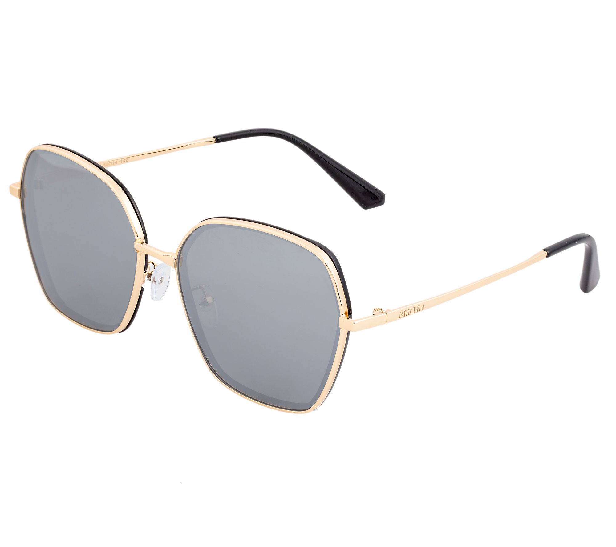 Bertha Polarized Square Sunglasses - Emilia
