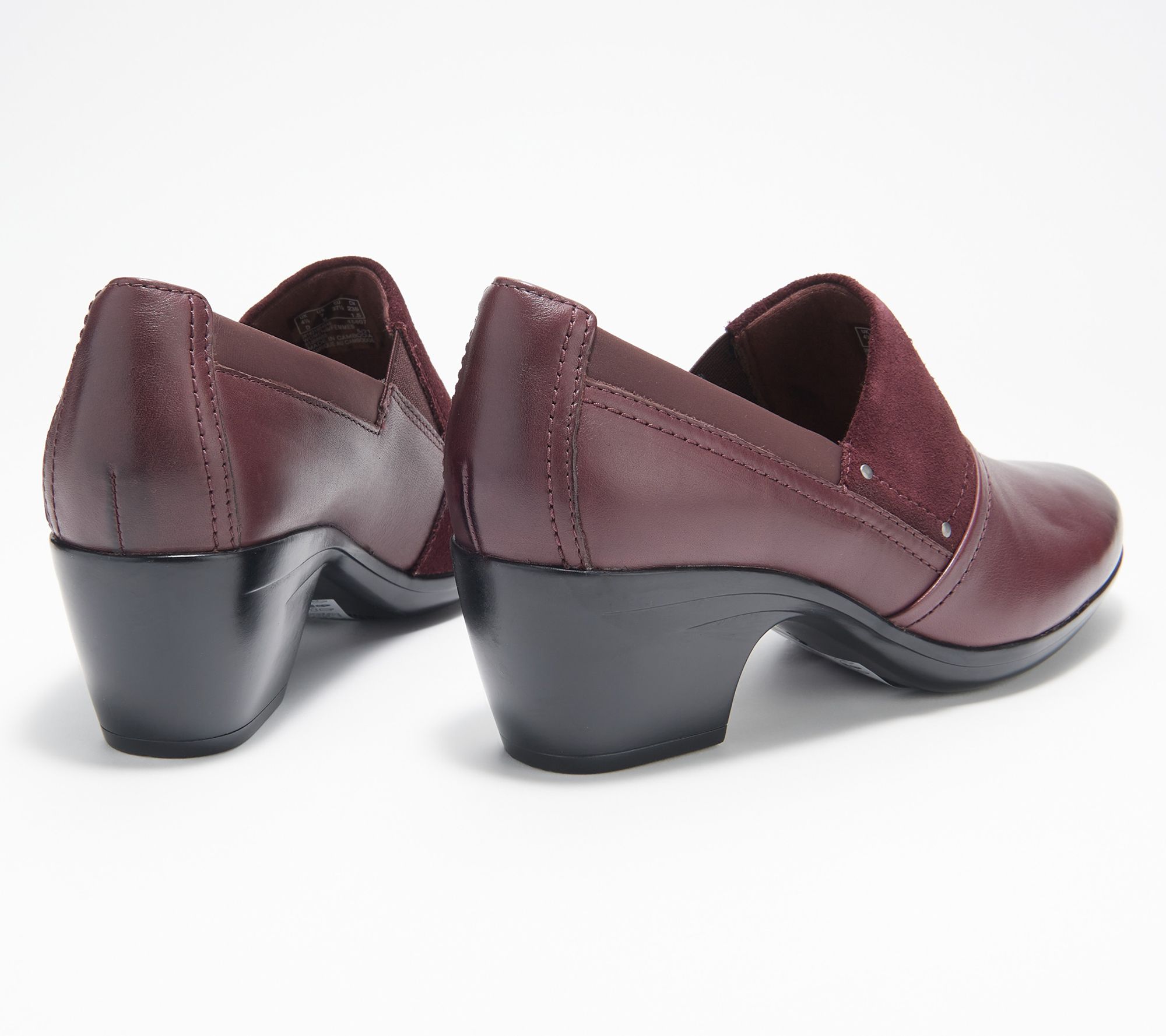 Collection Leather Heeled - Emily Step QVC.com
