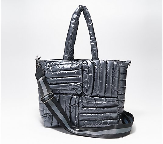 Think Royln Large Crisscross Quilted Tote - Le Marche