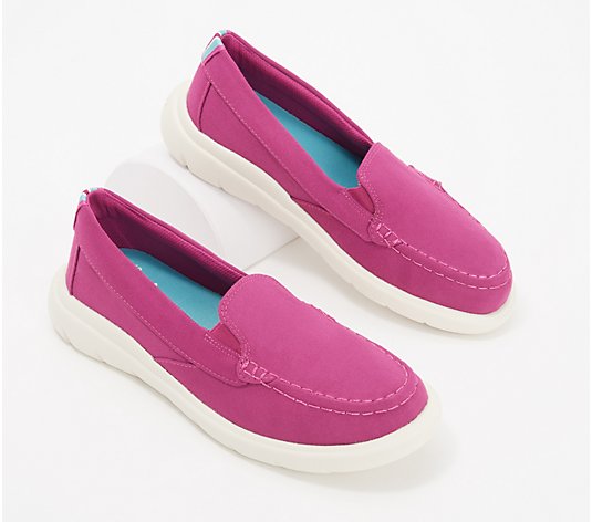 Sperry Recycled Upper Captain's Moc Slip-Ons Slip-Ons - QVC.com