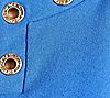Quacker Factory Grommet Detail Split-Neck Short Sleeve T-Shirt, 3 of 3