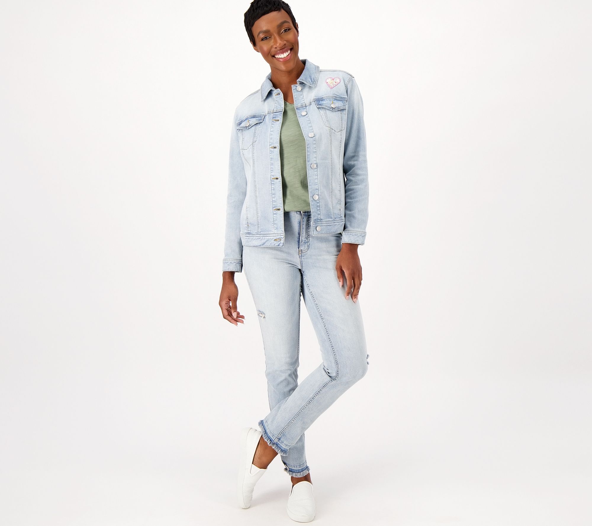 Candace Cameron Bure Pacific Denim Relaxed Jean Jacket