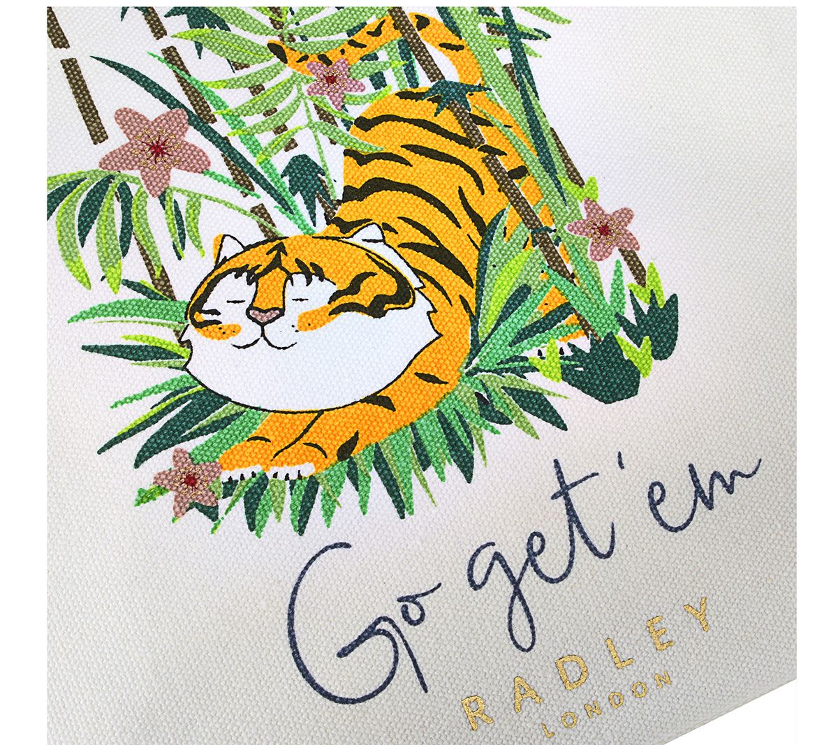 RADLEY London Year Of The Tiger Small Open Top Grab Tote