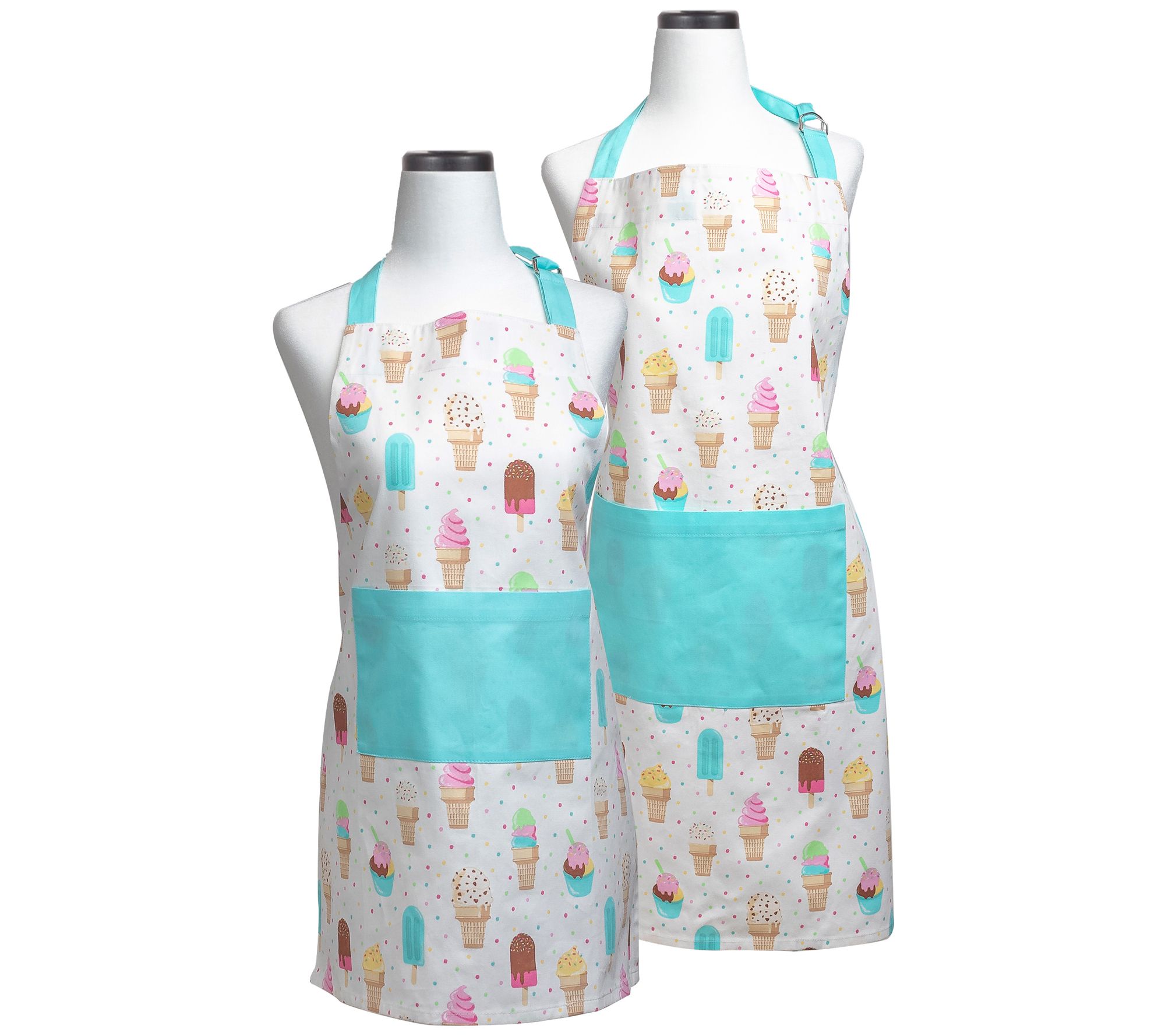 Adult and Kid's Apron Set