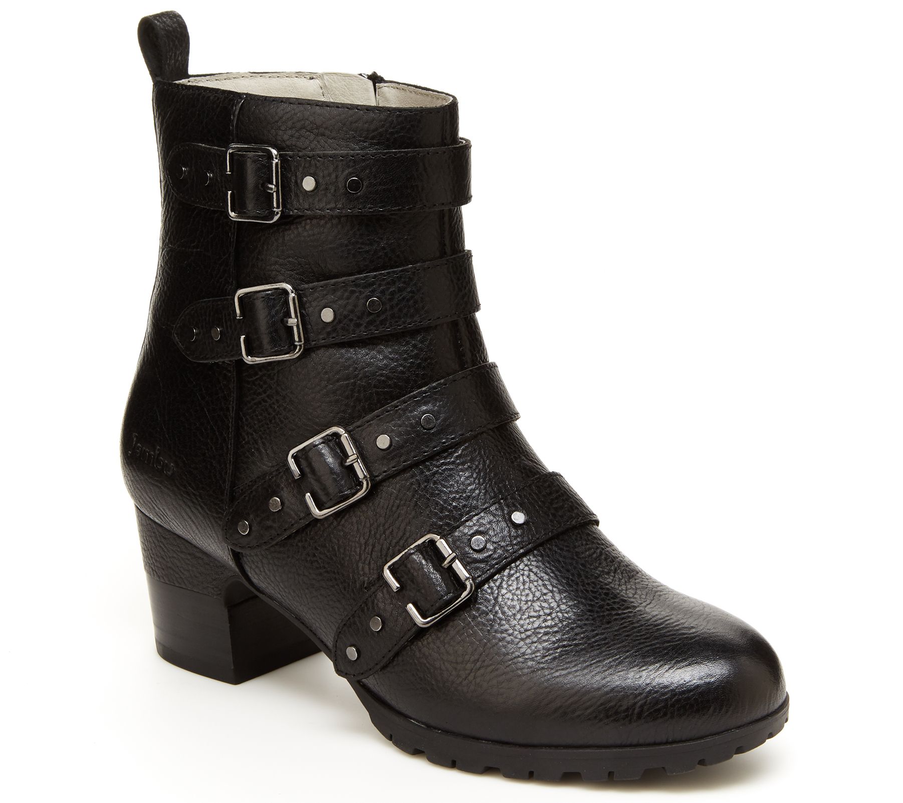 Jambu Water Resistant Leather Ankle Boots - Juliana - QVC.com